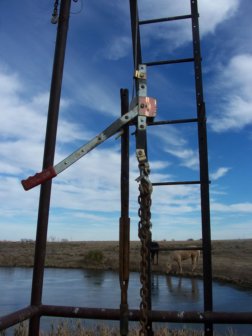 Cowgirl's Country Life Changing the Leathers on the Windmill